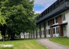 Aprilwetter im Mai, trotzdem zeigt sich der Campus in Starnberg von seiner besten Seite